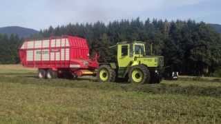 MB trac 1100 turbo mit Pöttinger Europrofi 2 Euromatic [upl. by Reider]