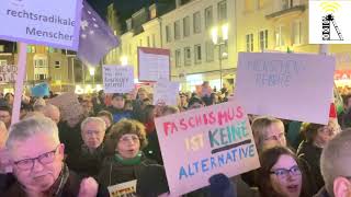 Demonstration in Dorsten gegen Rechts und für die Demokratie [upl. by Albarran]