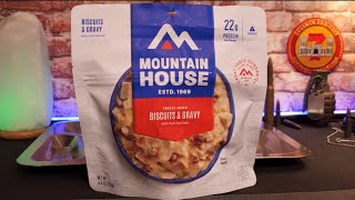 Mountain House Meals l Biscuits amp gravy [upl. by Suzette169]