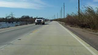 Belle Chasse Highway LA 23 from Pointe a la Hache to Venice southbound Part 55 [upl. by Trainor499]