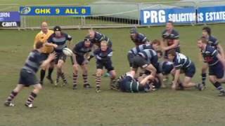 Scottish Rugby TV  GHK v Allan Glens 27310 [upl. by Gertrud999]