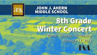 Ahern 8th Grade Winter Concert [upl. by Nnywg]