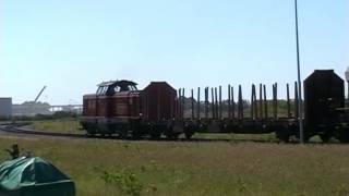 Bentheimer Eisenbahn mit V100 rangiert in Coevorden Terminal [upl. by Rondon]