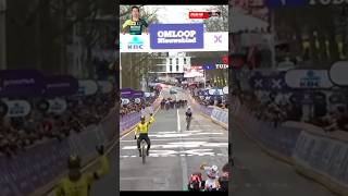 MOMENTO DE LA VICTORIA  OMLOOP HET NIEUWSBLAD 2024 [upl. by Roee]