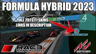 RSS Formula Hybrid 2023 Skins  All F1 Teams  Links and Custom Grid Download [upl. by Cicely]