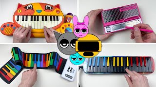 Sprunki Themes on cool different instruments [upl. by Anairda]