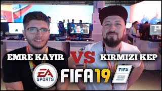 PROFESYONEL FIFA OYUNCUSU EMRE quotRIV9quot KAYIRLA FIFA 19 KARŞILAŞMASI gamescom [upl. by Nysa]