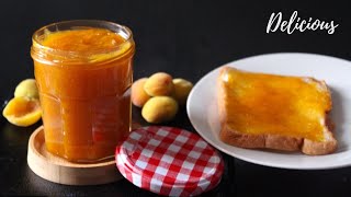 APRICOT JAM RECIPE  EASY AND TASTY HOMEMADE JAM  EPISODE 59 [upl. by Yeblehs]