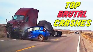 MOST BRUTAL CAR CRASHES OF THE YEAR [upl. by Ellehcan]