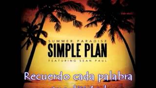 Summer Paradise  Simple Plan Ft Sean Paul Subtitulado al Español [upl. by Jeavons]