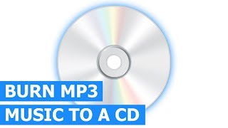 How to burn MP3 to an Audio CD for any CD player amp car stereo using Windows Media Player [upl. by Calli]