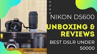 Nikon D5600 Unboxing and Review In Hindi  Best Camera For Youtube And Photography in 2021 [upl. by Domineca]