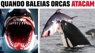 É Por Isso Que ORCAS São Chamadas de BALEIAS ASSASSINAS [upl. by Htir]