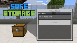 Safe Storage addon  Lock your storage with this addon [upl. by Newhall]