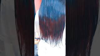 How to cut straight hairs at home  way to trim hair in 2 minutes reelsvideo newpost  hair [upl. by Chura]