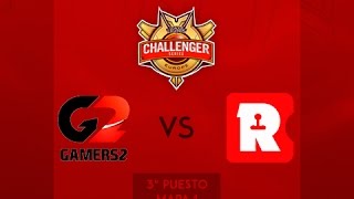 Gamers2 vs Reason Gaming  Mapa 1  3er Puesto  Challenger Series EU 2015  Español [upl. by Kemeny]