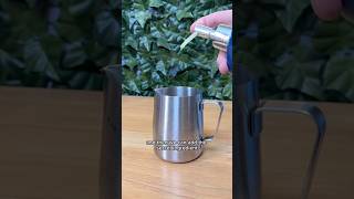 Easiest way to practice latte art at home coffee [upl. by Allsun507]