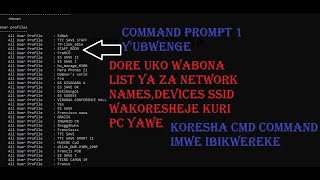 CMD SEE HOW YOU CAN GET ALL SSID WIFI NAMES LIST YOU ARE CONNECTED WHEN YOU ALREADY USED YOUR PC LAP [upl. by Atekan]