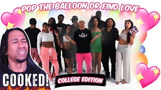 COLLEGE EDITION  Pop the Balloon or Find Love TPindell Reacts [upl. by Ramas]