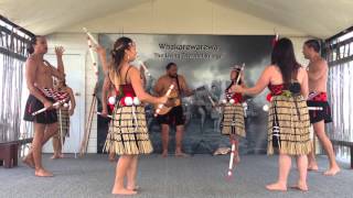 Maori short stick dance at Whakarewarewa Village [upl. by Palla]