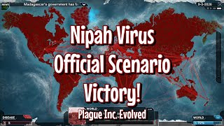 Plague Inc Evolved Nipah Virus Official Scenario Strategy Guide 🔬 [upl. by Eey]