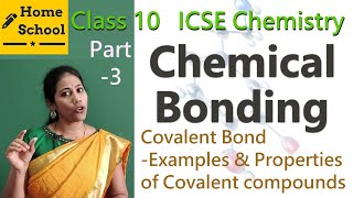 Chemical Bonding Class 10 Chemistry ICSE Part3 [upl. by Wager]