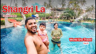 ShangriLa Hambantota ⛳Vlog 25 World She Travel family එකත් එක්ක ගත කරපු birthday❤🌸 [upl. by Heddi]