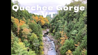 Fall Foliage at Quechee Gorge in Vermont 2022 [upl. by Aseret]