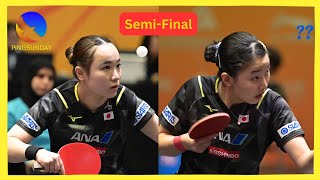 SemiFinal  Miwa Harimoto Japan vs Mima Ito Japan  Asian Championships 2024 [upl. by Jae810]