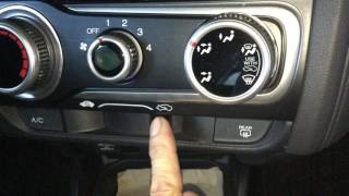 2015 Honda Fit glove box and air filter removal [upl. by Kippie]