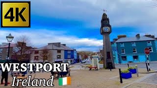 Westport County Mayo Ireland 🇮🇪 Walking Tour 4K [upl. by Anissa]