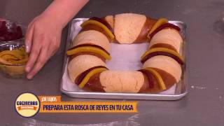 Receta Rosca de Reyes  Cocineros Mexicanos [upl. by Gee55]