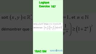 Exercice 187 Logique 1BACSM Maths [upl. by Wertz513]