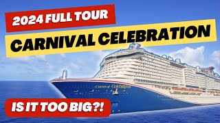 Carnival Celebration 2024 Full Ship Tour  Bonus Tips amp Secrets [upl. by Sicular254]