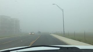 Fog in San Antonio Tuesday [upl. by Anirtap696]