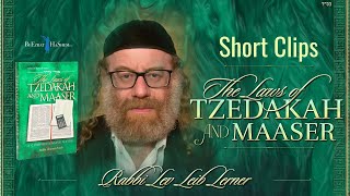 Determining Amount of Capital Laws of Tzedakah amp Maaser [upl. by Aihcats]