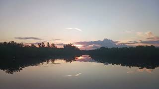 Sunrise over Cuts Edge Marina from the deck of Creola 9 29 24 [upl. by Asserak]