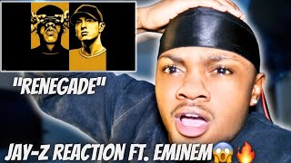 First Time Hearing quotRenegadequot JAY Z Reaction Ft Eminem [upl. by Cichocki968]