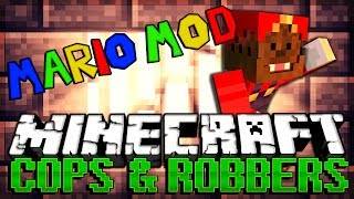 Minecraft SUPER MARIO Modded Cops and Robbers  JeromeASF [upl. by Leina]