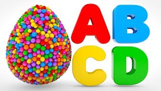 Learn Alphabet with Color Balls  Alphabet amp Colors Collection for Children [upl. by Rahal744]