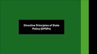 Directive Principles of State Policy DPSPs  Indian Polity  UPSC [upl. by Narik]