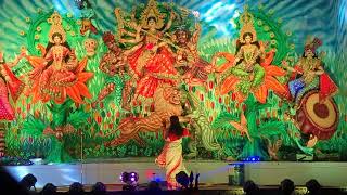 Dhaker Tale Komor Dole Dance Performance Durga Puja Special Cover Dance Thakurgaon Farabari 2024 [upl. by Jedthus]