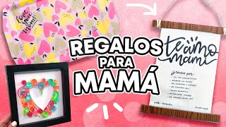 3 REGALOS FÁCILES para el Día de las Madres ✄ Barbs Arenas Art [upl. by Notlaw]