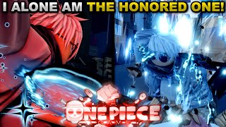 Becoming The Honored One Satoru Gojo In Roblox A One Piece Game Heres What Happened [upl. by Annala]