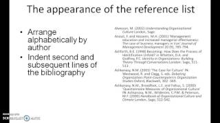 Citing and referencing using the Harvard Style Part 2 [upl. by Eirdua796]