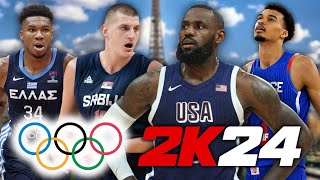 How to Play 2024 Paris Olympics in NBA 2K24 [upl. by Angrist]