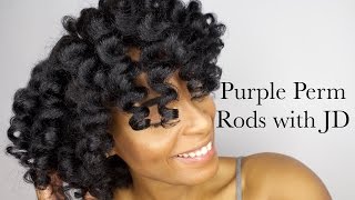 Purple Perm Rods with JD [upl. by Libbie]