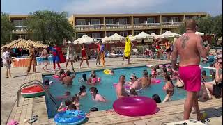 messonghi beach hotel pool party [upl. by Iidnarb]