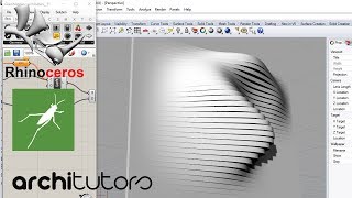 Parametric extrusions in Rhino using Grasshopper  architutors [upl. by Symons]