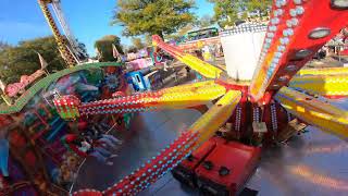 Dance Jumper  RuitenbergSipkema Onride Halloween Kermis Enschede 2024 [upl. by Ahsinyar]